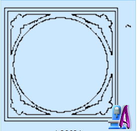 Traditional Butterfly Door 2D Artcam CNC Design