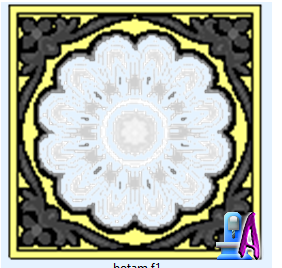 Traditional 2D Artcam Flower Door Design CNC Relief File