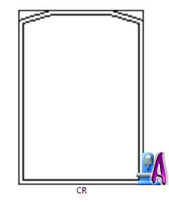 Simple Art Artcam 2D Arch cutting CNC Design file Download