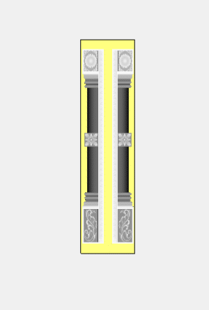 3d Model Door Side Bar Latest Design Artcam
