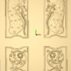 Peacock Front Door design Artcam 3d CNC Design