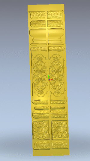 Artcam Door Side Bar Latest Design 3d Model