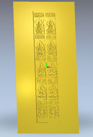 Artcam 3d Model Temple Door Pillar Latest Design
