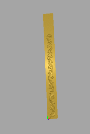 Artcam 3D Model Door Leaf Border CNC Design Fails