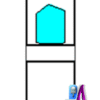 2D Artcam Wood covering Stylish Door Design