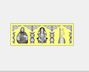 3D Artcam Hindu Muslim christian Gods CNC Design