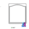 2D Artcam wood carving Window Arch cutting design