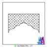 2D Artcam wood carving New Arch cutting design