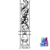 Best Flower Pot Border Design 2D Artcam File