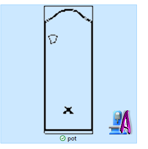 Best Flower Pot Center Door Design 2D Artcam File