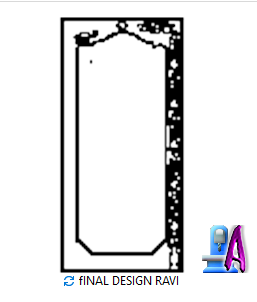 Best Center Door Design 2D Artcam File