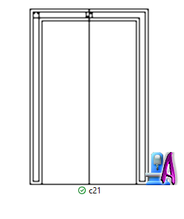 Best Double Door Design 2D Artcam File