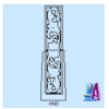 2d Artcam CNC Traditional Temple Front Door Design