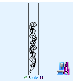 Normal Door Simple Border 2D Artcam Design