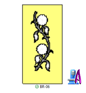 2D Artcam Sevanthi Flower Fancy Design