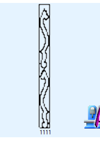 2D Artcam Border Door Design