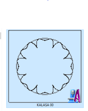 2d Artcam CNC Flower model Wood Door Cutting Design