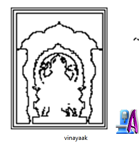 2D Artcam Vinayaka Front Door CNC Design