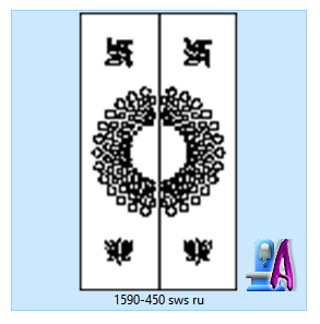 Traditional 2D Artcam CNC Pooja Room Design