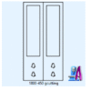 Traditional 2D Artcam CNC Pooja Room Double Door Design