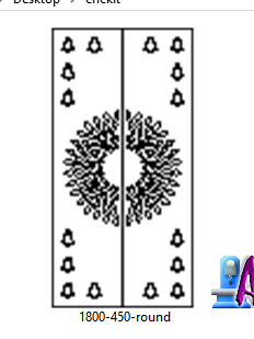 Modern Pooja Room Door Artcam 2D Design Images