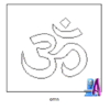 Pooja Room Door Om Artcam 2D Design