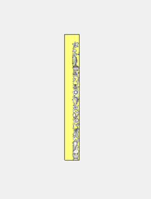 3D Artcam Said Patti Main Door Design