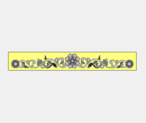 3D Artcam Flower Arch Traditional CNC Design