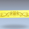 3D Artcam Flower Traditional CNC Design
