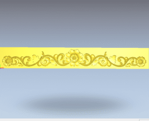 3D Artcam Flower Arch Traditional CNC Design