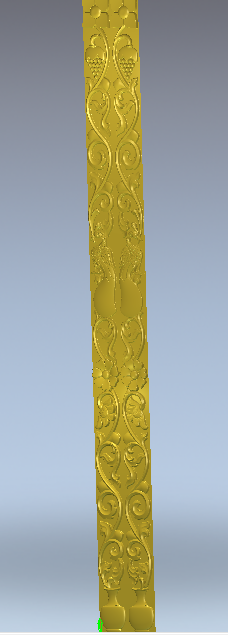 New Model Flower With fruit Border 3D Artcam Design