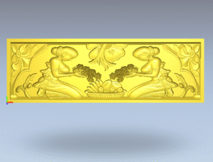 3D Artcam Fruit with Main Door Design