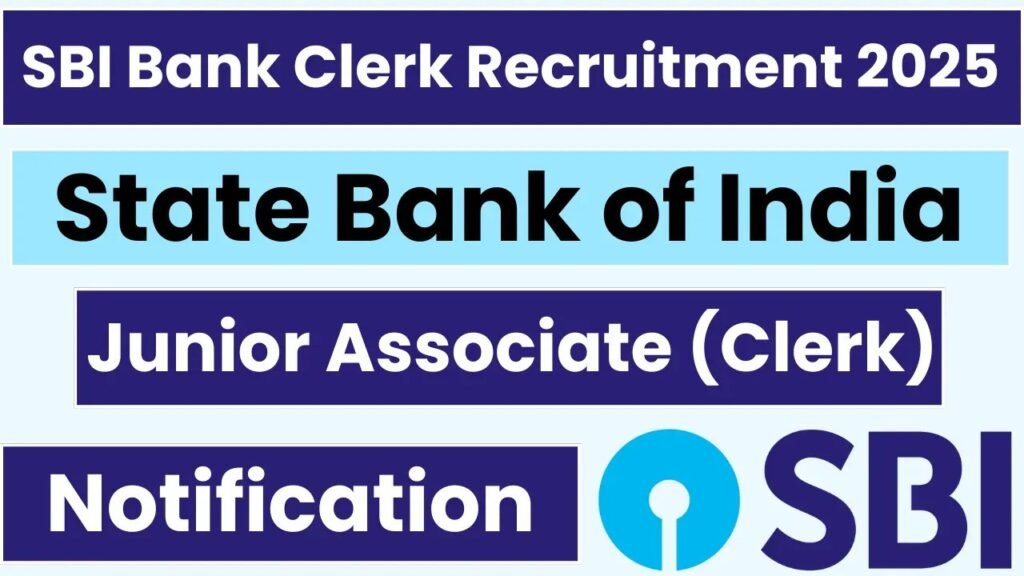 SBI Junior Associates (Clerk) Recruitment 2025. 5,180 vacancies, here is the application link