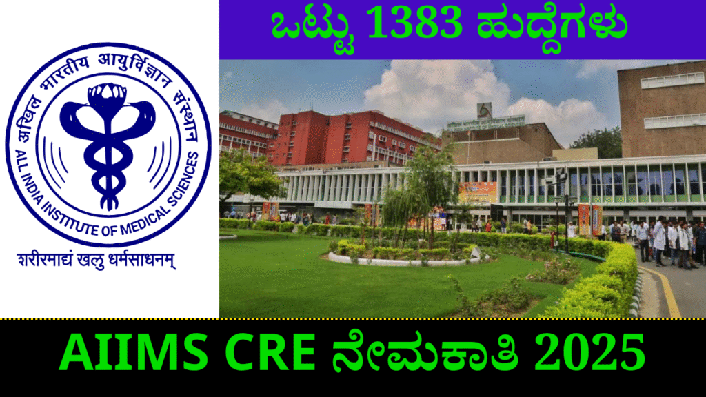 AIIMS CRE Recruitment